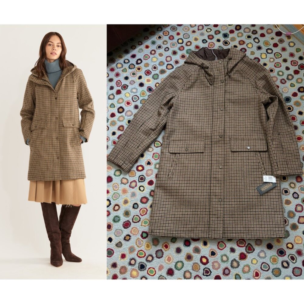 ❌SOLD❌ Pendleton Hayden-Hooded raglan topper coat